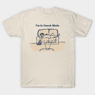 Snack Mode - 1Bit Pixelart T-Shirt